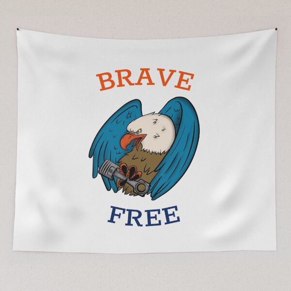 Item preview, BRAVE FREE designed and sold by SudeeshArt.