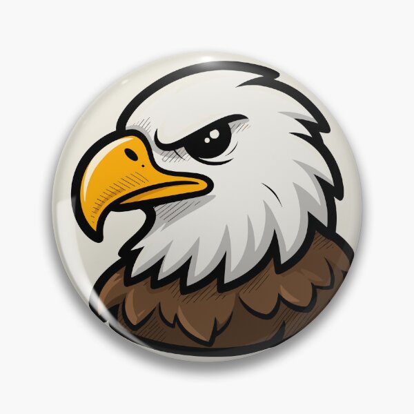 Item preview, Bald Eagle Head Patriotic American Bird Icon Design designed and sold by American Spirit.
