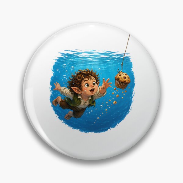 Item preview, Underwater Halfling Album Parody Graphic designed and sold by Fenay Designs.