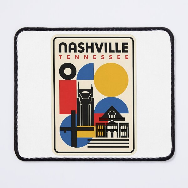 Item preview, Retro Nashville Tennessee Geometric Skyline Cityscape designed and sold by k3rstman1.