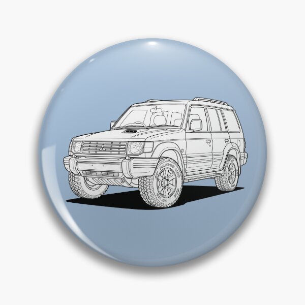 Item preview, Mitsubishi Pajero illustration designed and sold by the-cc.