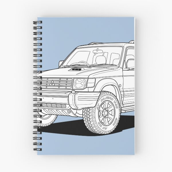 Item preview, Mitsubishi Pajero illustration designed and sold by the-cc.