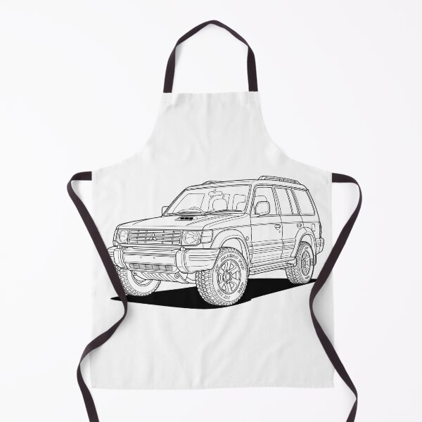 Item preview, Mitsubishi Pajero illustration designed and sold by the-cc.