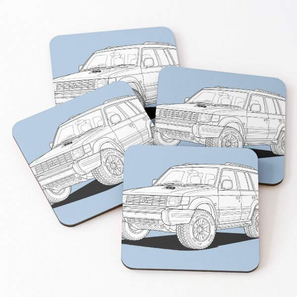 Item preview, Mitsubishi Pajero illustration designed and sold by the-cc.