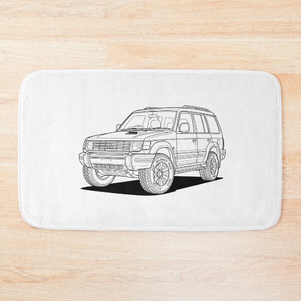Item preview, Mitsubishi Pajero illustration designed and sold by the-cc.