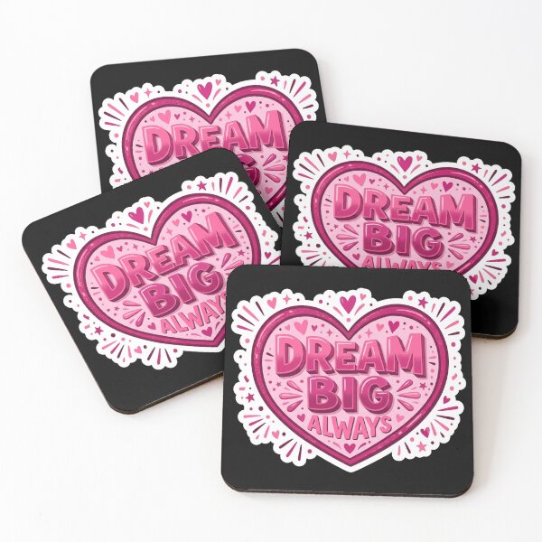 Item preview, Dream Big Always Heart Quote designed and sold by Owcomm.