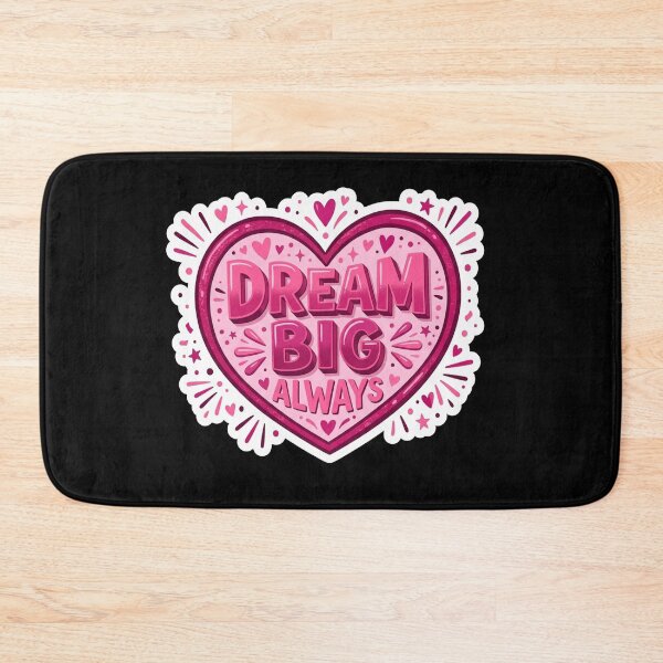 Item preview, Dream Big Always Heart Quote designed and sold by Owcomm.