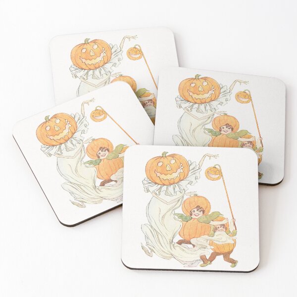 Item preview, Autumn Haunting - Vintage Halloween Story Book Illustration designed and sold by celeste-archive.