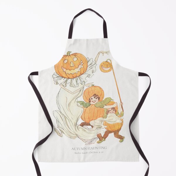Item preview, Autumn Haunting - Vintage Halloween Story Book Illustration designed and sold by celeste-archive.
