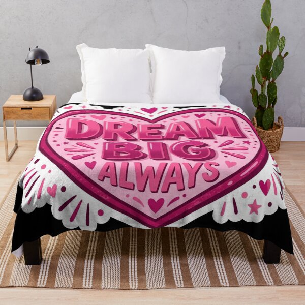 Item preview, Dream Big Always Heart Quote designed and sold by Owcomm.