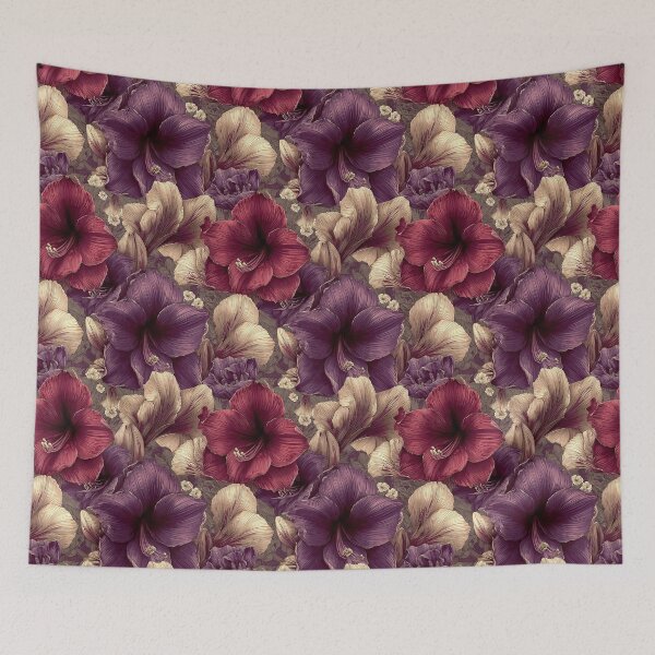 Item preview, Beautiful Amaryllis Floral - Hawaiian Flower Pattern   - Christmas Gifts For Wife designed and sold by RoyalStarsPatts.