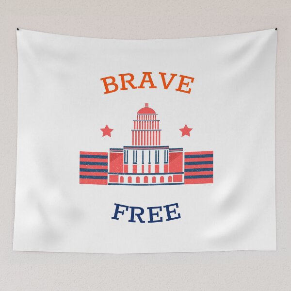 Item preview, BRAVE FREE designed and sold by SudeeshArt.