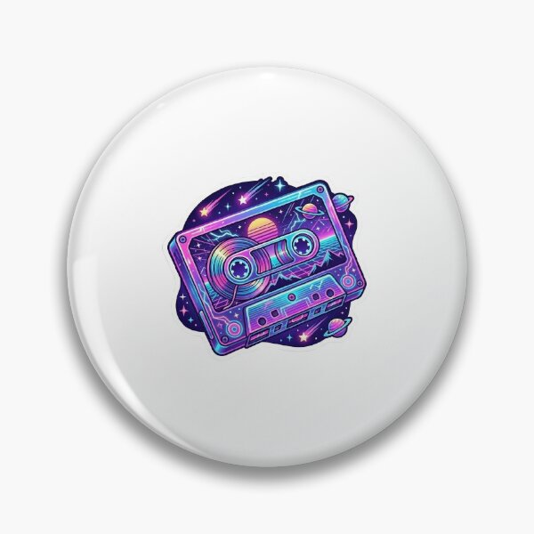 Item preview, Retro Music Vibes Sticker designed and sold by SKJWorldprints.