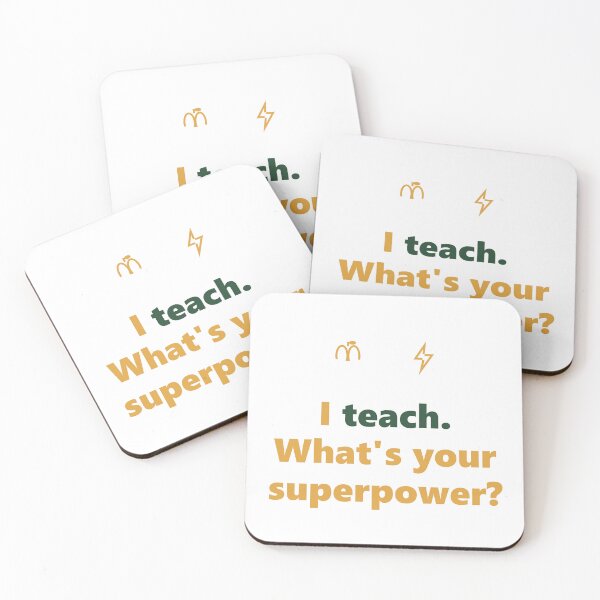 Item preview, Funny Teacher Shirt - Teaching Superpower - Teacher Gift  designed and sold by Harlo.co.