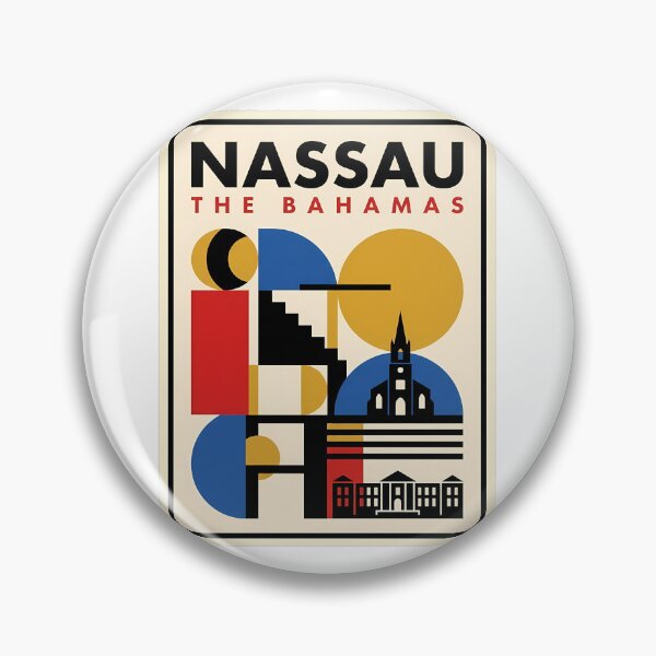Item preview, Nassau Bahamas Mid Century Modern Geometric Travel designed and sold by k3rstman1.