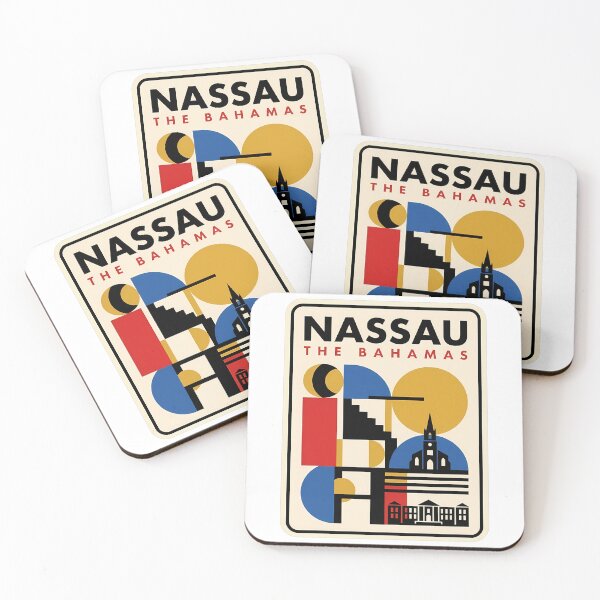 Item preview, Nassau Bahamas Mid Century Modern Geometric Travel designed and sold by k3rstman1.