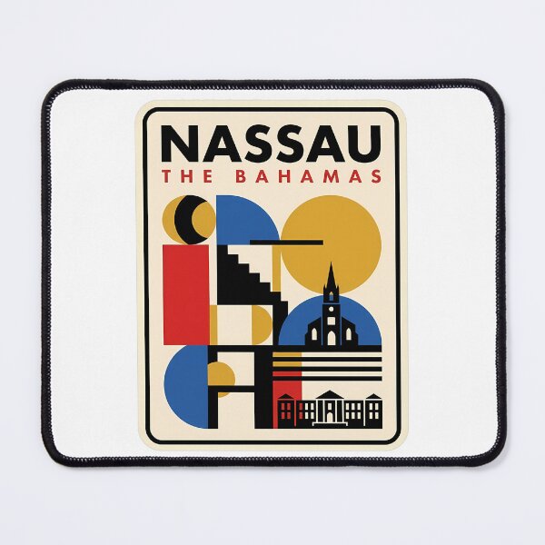 Item preview, Nassau Bahamas Mid Century Modern Geometric Travel designed and sold by k3rstman1.