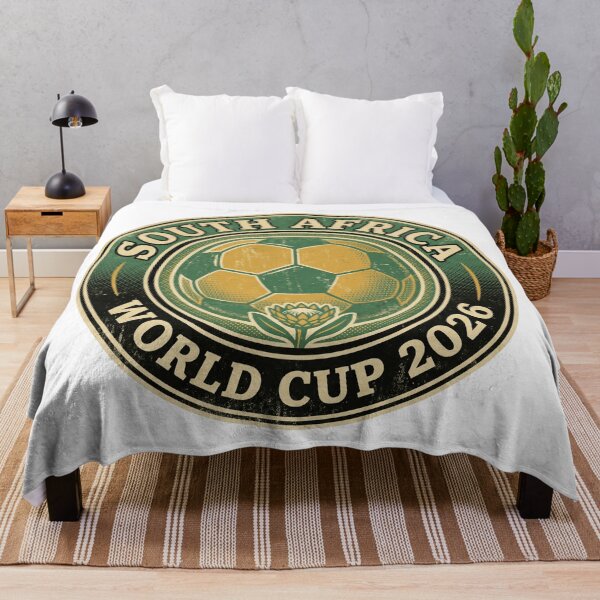 Item preview, South Africa World Cup 2026 Vintage Retro Soccer Badge designed and sold by Color Buddy Creations.