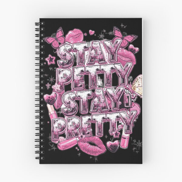 Item preview, Stay Petty Stay Pretty Neon Pink Neon Sarcastic Quote designed and sold by ConfuseLab Alt.