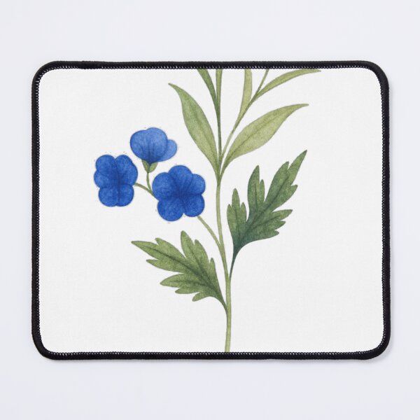 Item preview, Blue Wildflower Botanical Print | Watercolor Floral Illustration | Vintage Garden Wall Art designed and sold by The-SilentPlace.