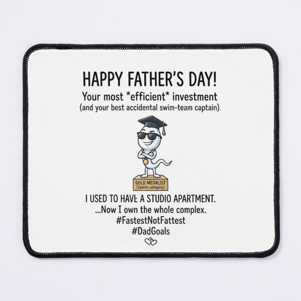 Item preview, Funny Dad Achievement Award Father's Day Graphic designed and sold by TheNyneShop.