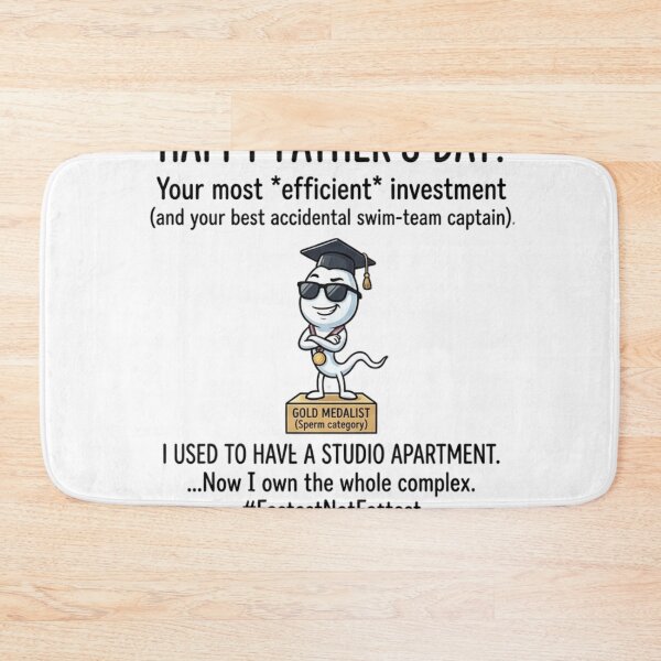 Item preview, Funny Dad Achievement Award Father's Day Graphic designed and sold by TheNyneShop.