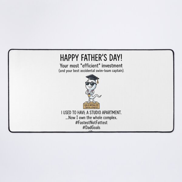 Item preview, Funny Dad Achievement Award Father's Day Graphic designed and sold by TheNyneShop.