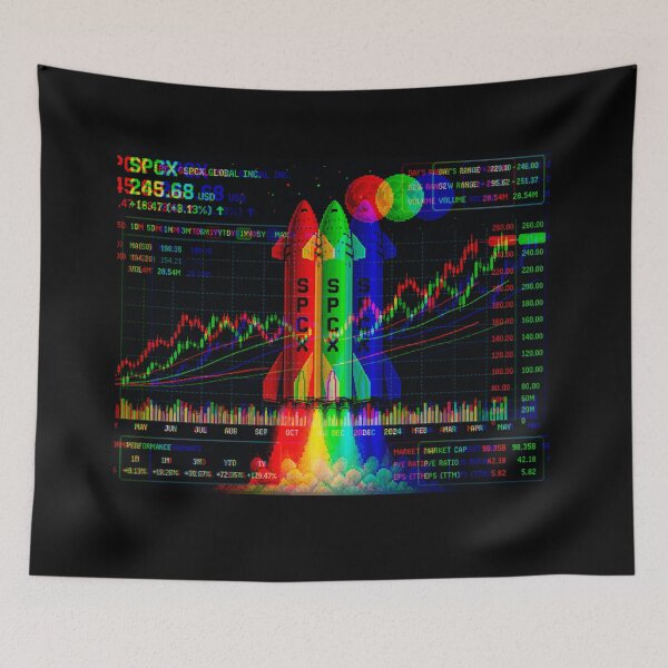Item preview, SPCX investor IPO Speculation Stock Market Design designed and sold by TEEJAMBOREE.