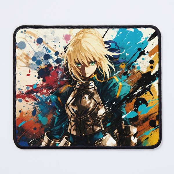 Item preview, Saber | Anime Knight Warrior Girl | Fantasy Sword Maiden Armor Art | Epic Manga Heroine Design designed and sold by Dyan4.
