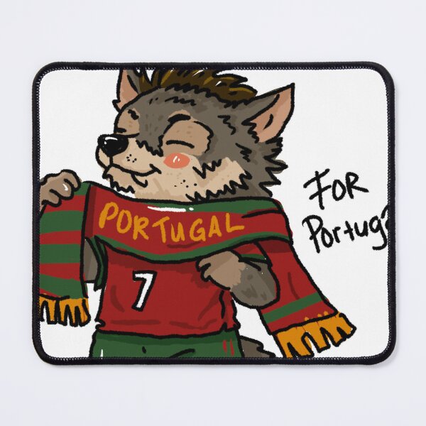 Item preview, For Portugal Wolf Scarf Football Fan | Cute World Cup Sticker designed and sold by chupichapa.