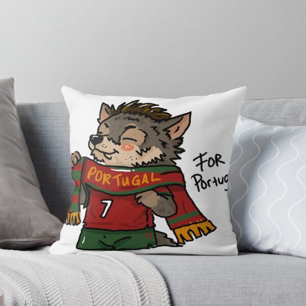 Item preview, For Portugal Wolf Scarf Football Fan | Cute World Cup Sticker designed and sold by chupichapa.