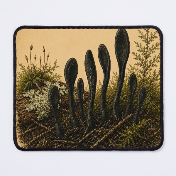 Item preview, Earth Tongue Mushroom designed and sold by StudioBloodmoon.