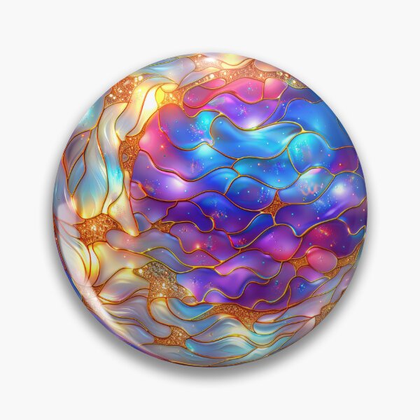 Item preview, Moon and Starry Sky Stained Glass Art designed and sold by MargaretWiktor.