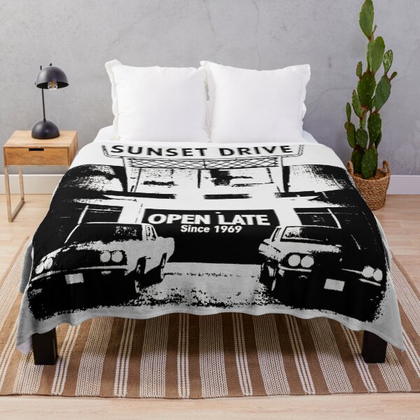 Item preview, 1969 Sunset Drive Midnight White Xerox Grunge designed and sold by EdGraphy.