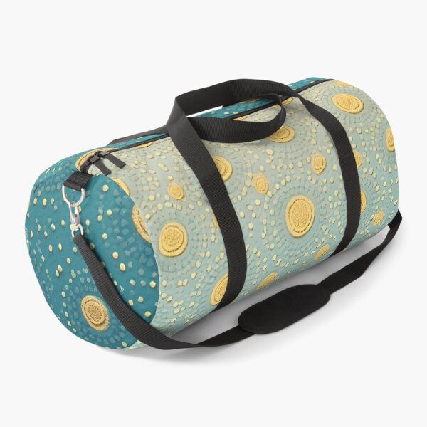 Item preview, Aboriginal Inspired Dot Art - With Yellow Circles on Water designed and sold by GrinGalore.