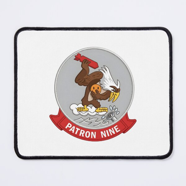 Item preview, US Navy Patrol Squadron Nine (VP-9) "Patron Nine" Military Insignia designed and sold by CharlieDesings.