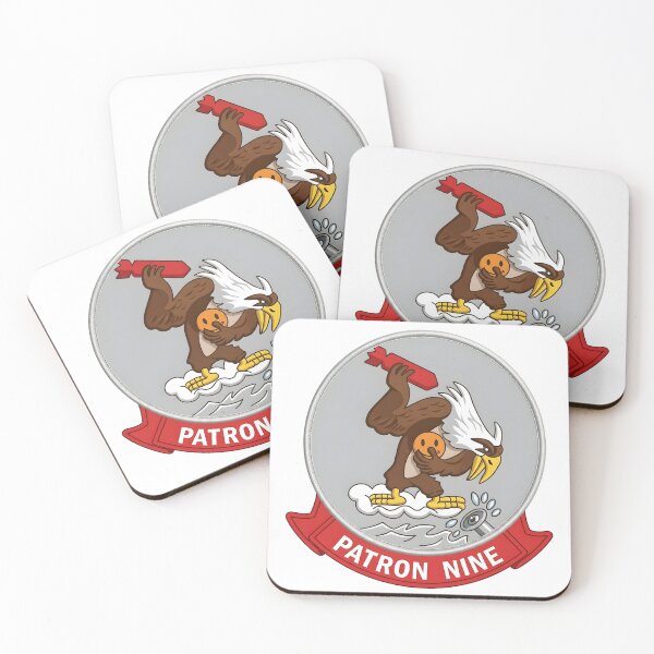 Item preview, US Navy Patrol Squadron Nine (VP-9) "Patron Nine" Military Insignia designed and sold by CharlieDesings.