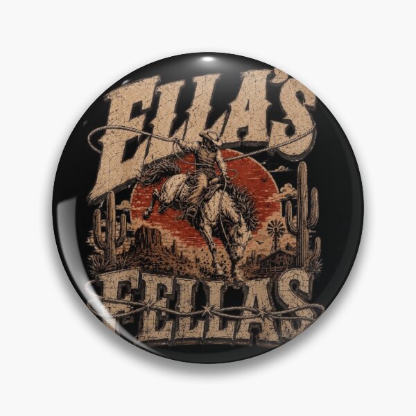 Item preview, Ella's Fellas Vintage Cowboy Rodeo Western Sunset designed and sold by haitrieuic96.