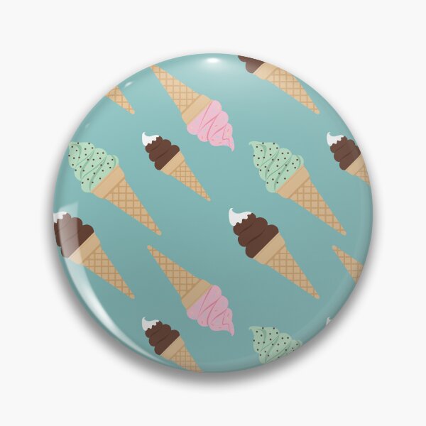 Item preview, Cute Soft Serve Ice Cream Cones Pattern designed and sold by Nikola Dio.