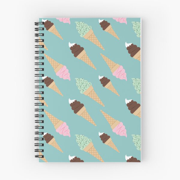 Item preview, Cute Soft Serve Ice Cream Cones Pattern designed and sold by Nikola Dio.