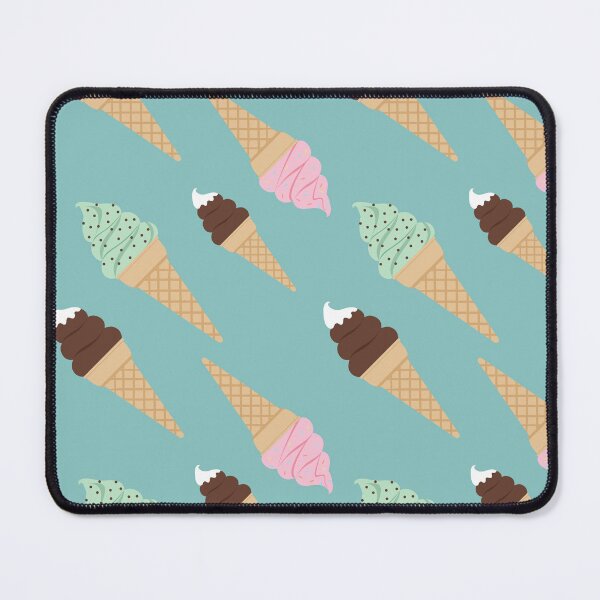Item preview, Cute Soft Serve Ice Cream Cones Pattern designed and sold by Nikola Dio.