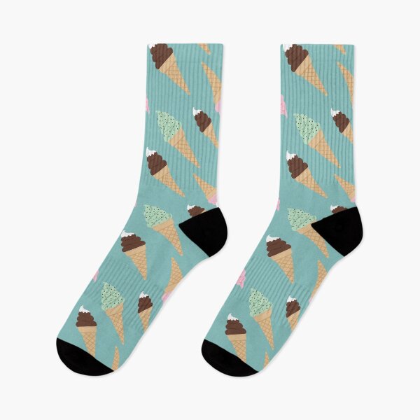 Item preview, Cute Soft Serve Ice Cream Cones Pattern designed and sold by Nikola Dio.