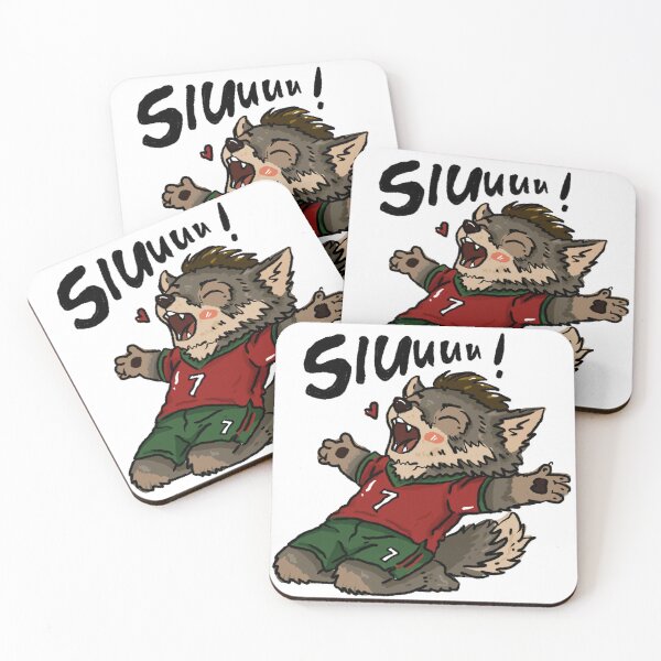 Item preview, SIUU Wolf Portugal Football Celebration | Cute World Cup Sticker designed and sold by chupichapa.
