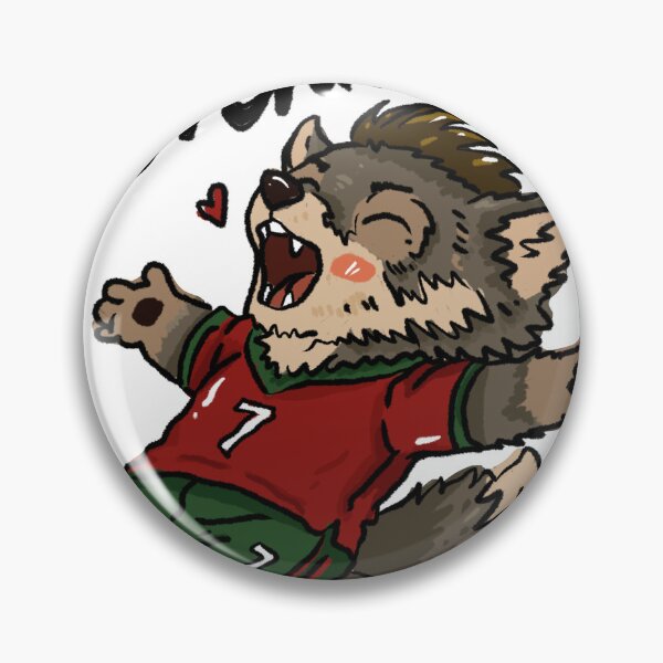 Item preview, SIUU Wolf Portugal Football Celebration | Cute World Cup Sticker designed and sold by chupichapa.