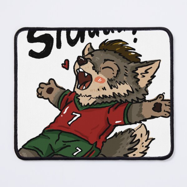 Item preview, SIUU Wolf Portugal Football Celebration | Cute World Cup Sticker designed and sold by chupichapa.