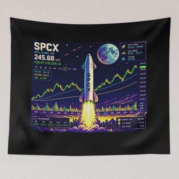 Item preview, SPCX investor IPO Speculation Stock Market Design designed and sold by TEEJAMBOREE.