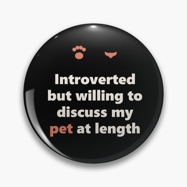 Item preview, Funny Introvert Shirt - Discuss My Pet - Pet Gift designed and sold by Harlo.co.