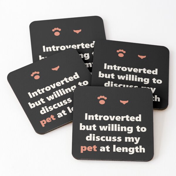 Item preview, Funny Introvert Shirt - Discuss My Pet - Pet Gift designed and sold by Harlo.co.