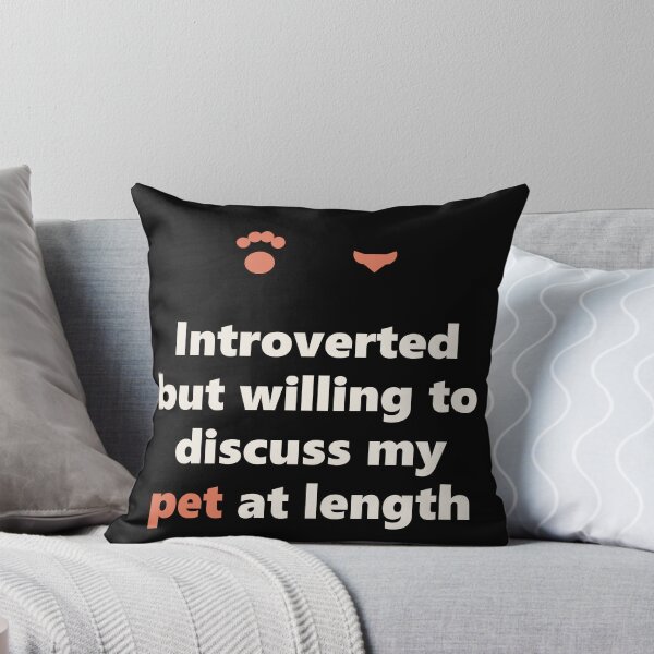 Item preview, Funny Introvert Shirt - Discuss My Pet - Pet Gift designed and sold by Harlo.co.