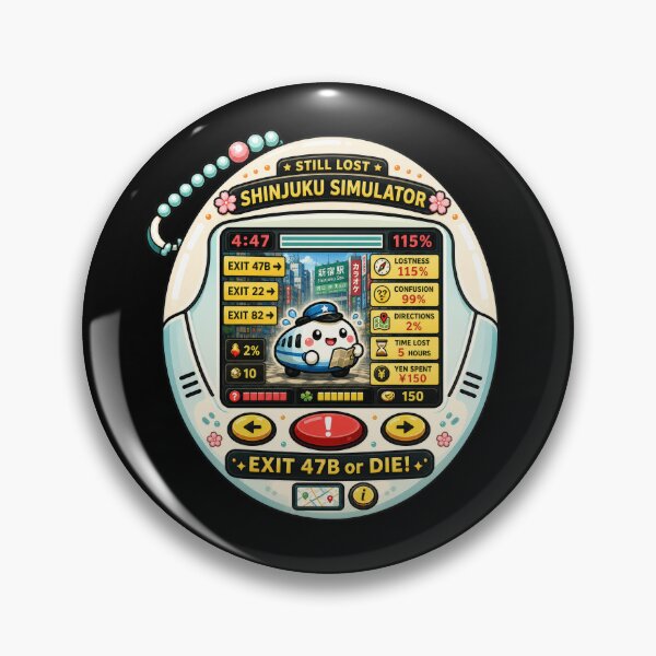 Item preview, Japan Travel Virtual Pet Shinjuku Station Survival Mode designed and sold by TheTrendsDesk.